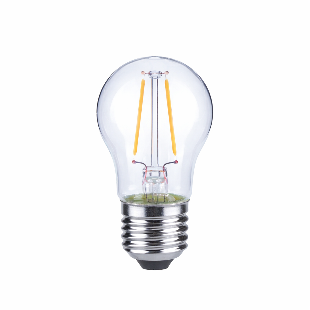LED Filament Golf Ball 2.5W=25W Warm White 2700K ES E27 Edison Screw Bulbs