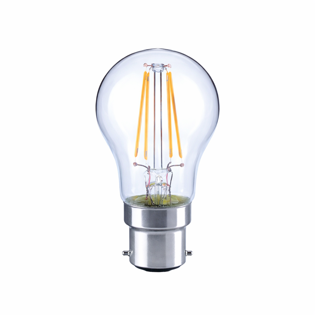 LED Filament Golf Ball 4W=40W Warm White 2700K BC B22 Bayonet Cap Bulbs