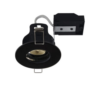LED Fire Rated Downlights, IP20, Black Bezel, Without Bulb