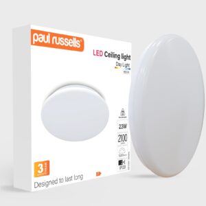 23W, LED Round Ceiling Downlights, 125W Equivalent, IP20, 2100 Lumens, 6500K Day Light, Non-Dimmable Panel Spotlights