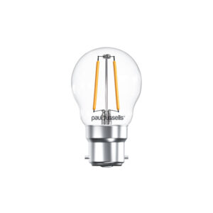 LED Filament GOLF 2.5W=25W Warm White BC B22 Bayonet Cap Bulbs