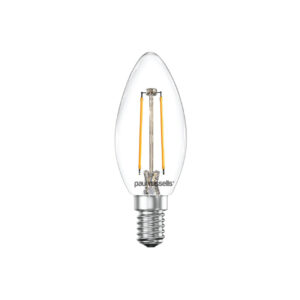 LED Filament Candle 2.5W=25W Warm White 2700K SES E14 Small Edison Screw Cap Bulbs