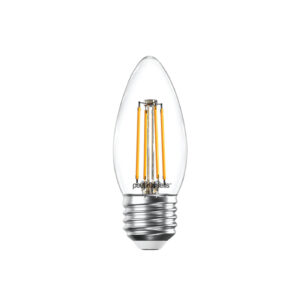 LED Filament Candle 4.5W=40W Warm White ES E27 Edison Screw Cap Bulbs