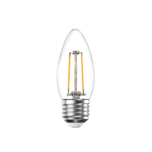 LED Filament Candle 2.5W=25W Warm White ES E27 Edison Screw Cap Bulbs