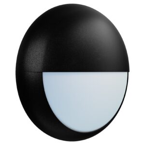 3CCT and 3 Wattage Selectable Bulkhead, IP65, Eyelid Black Bezel, B3 SERIES