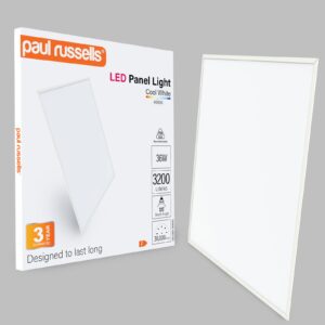 LED Square Panel 36W IP20 Cool White 4000K Ultra Slim Ceiling Light
