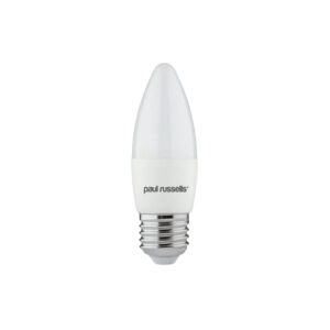 LED Candle 6.5W=60W Cool White Edison Screw ES E27 Bulbs