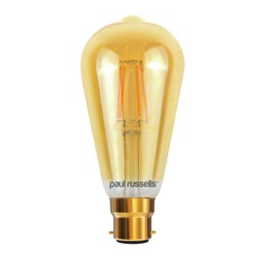 LED Filament ST64 4.5W=35W Extra Warm White Amber 2200K BC B22 Bayonet Cap Bulbs
