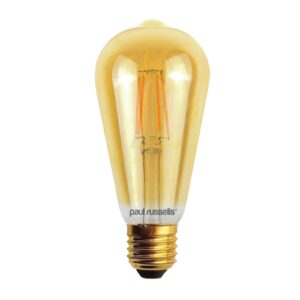 LED Filament ST64 4.5W=35W Extra Warm White Amber 2200K ES E27 Edison Screw Cap Bulbs