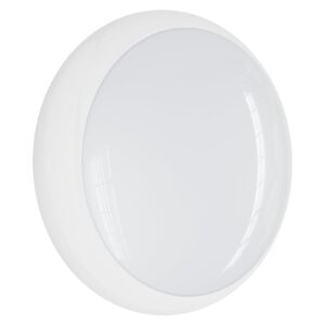 3CCT and 3 Wattage Selectable Bulkhead, IP65, White Bezel, B3 SERIES