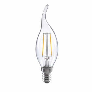 LED Filament Flame 2.5W=25W Warm White 2700K SES E14 Small Edison Screw Bulbs