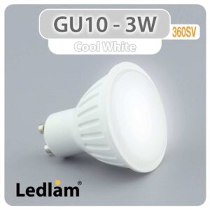 GU10 LED Spot Light 3W 360SV