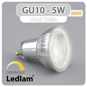 GU10 LED Spot Light 5W 500SPGD - dimmable