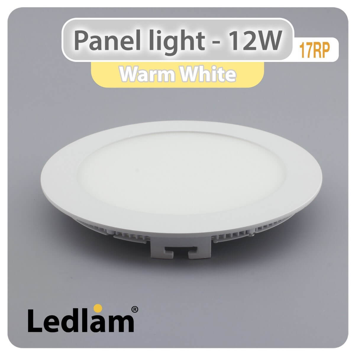 LED Panel Light 12W Round 17RP