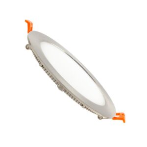 LED Panel Light 12W Round 17RP brushed steel