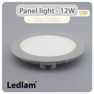LED Panel Light 12W Round 17RP silver