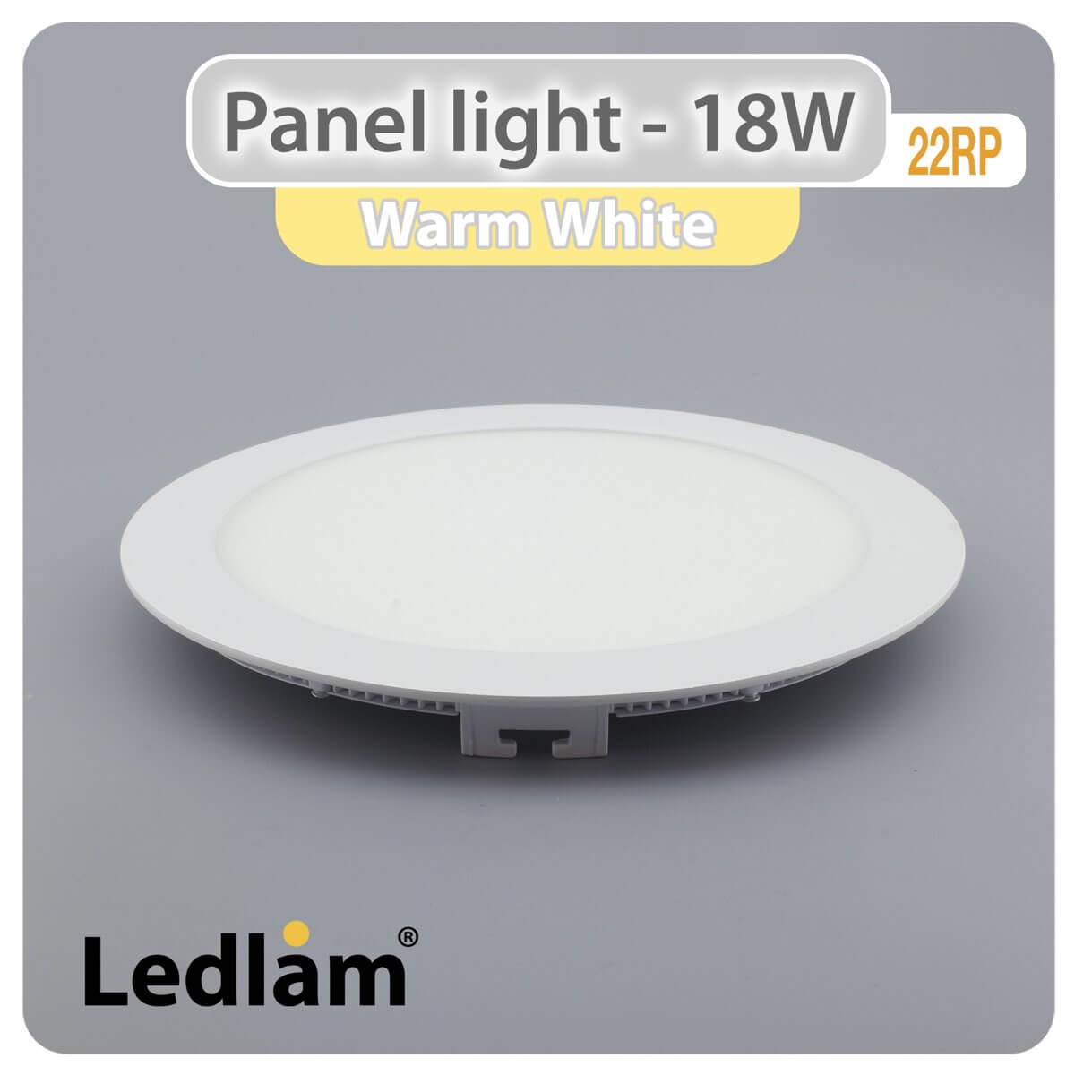LED Panel Light 18W Round 22RP