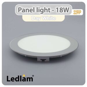 LED Panel Light 18W Round 22RP silver