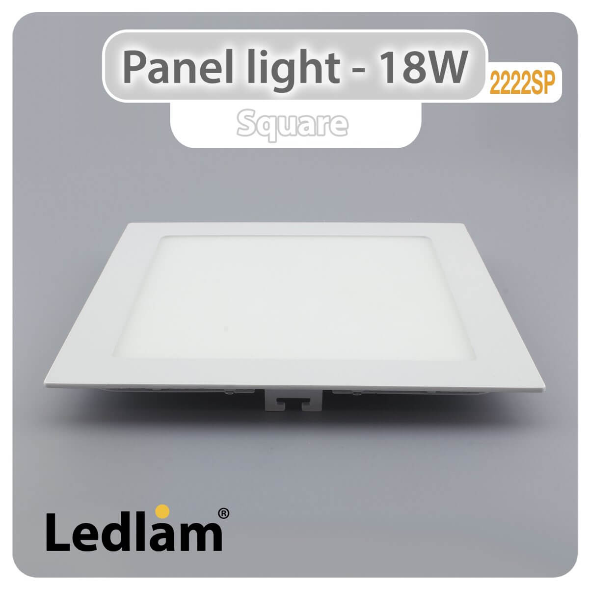 LED Panel Light 18W Square 2222SP