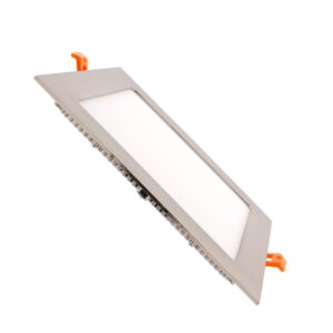 LED Panel Light 18W Square 2222SP brushed steel