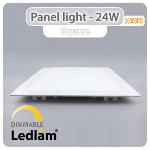 LED Panel Light 24W Square 3030SPD - dimmable