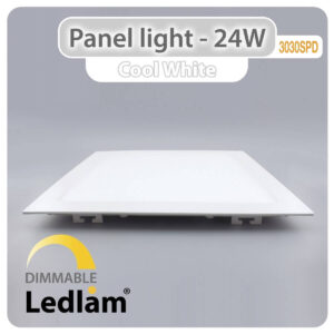 LED Panel Light 24W Square 3030SPD - dimmable