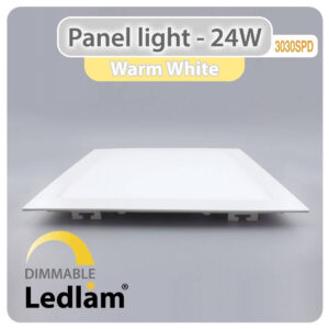 LED Panel Light 24W Square 3030SPD - dimmable