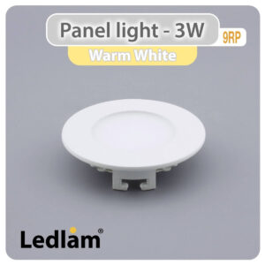 LED Panel Light 3W Round 9RP
