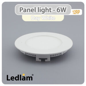LED Panel Light 6W Round 12RP