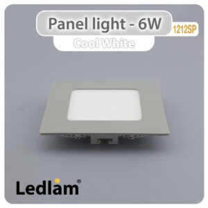 LED Panel Light 6W Square 1212SP silver
