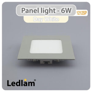 LED Panel Light 6W Square 1212SP silver