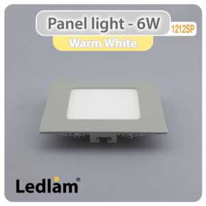 LED Panel Light 6W Square 1212SP silver