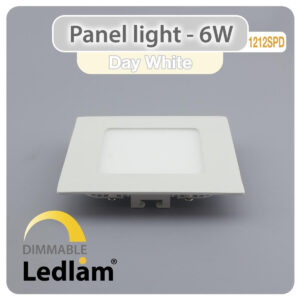 LED Panel Light 6W Square 1212SPD - dimmable