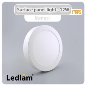 LED Surface Panel Light 12W Round 17RPS