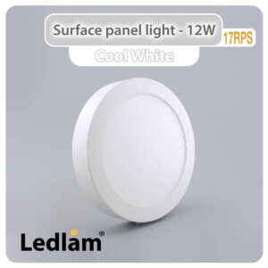 LED Surface Panel Light 12W Round 17RPS