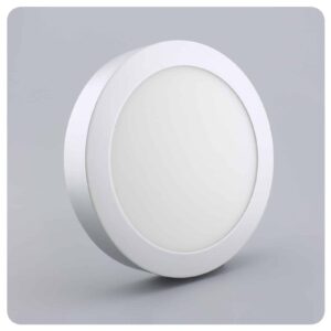 LED Surface Panel Light 12W Round 17RPS silver