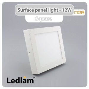 LED Surface Panel Light 12W Square 1717SPS