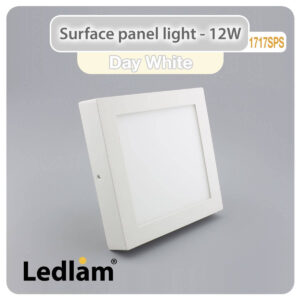 LED Surface Panel Light 12W Square 1717SPS