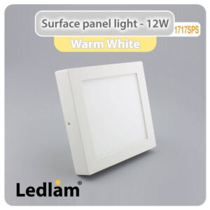 LED Surface Panel Light 12W Square 1717SPS