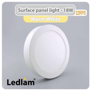 LED Surface Panel Light 18W Round 22RPS