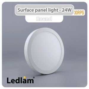 LED Surface Panel Light 24W Round 30RPS