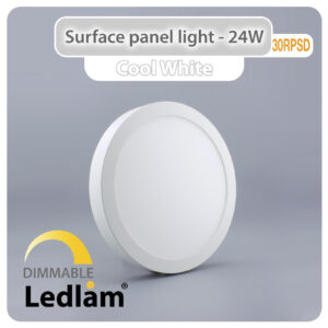 LED Surface Panel Light 24W Round 30RPSD - dimmable