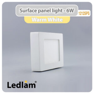 LED Surface Panel Light 6W Square 1212SPS